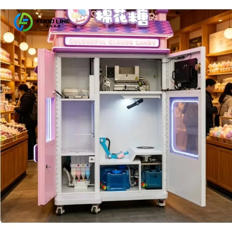 Customized Sugar Candy Cotton Vending Machines Bulk Cotton Candy for Vending Machines Cotton Candy Machine
