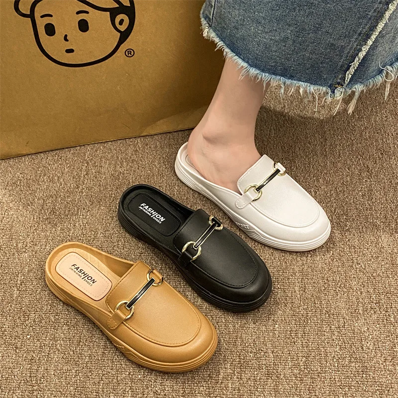 Pantuflas de estilo coreano para mujer