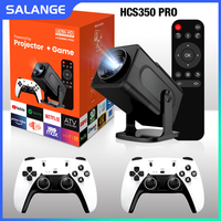 Salange HCS350 Pro Android Projector Game Console Mini Beamer for Xiaomi IOS Android Phone Compatible with PSP PS1 GBA Simulator