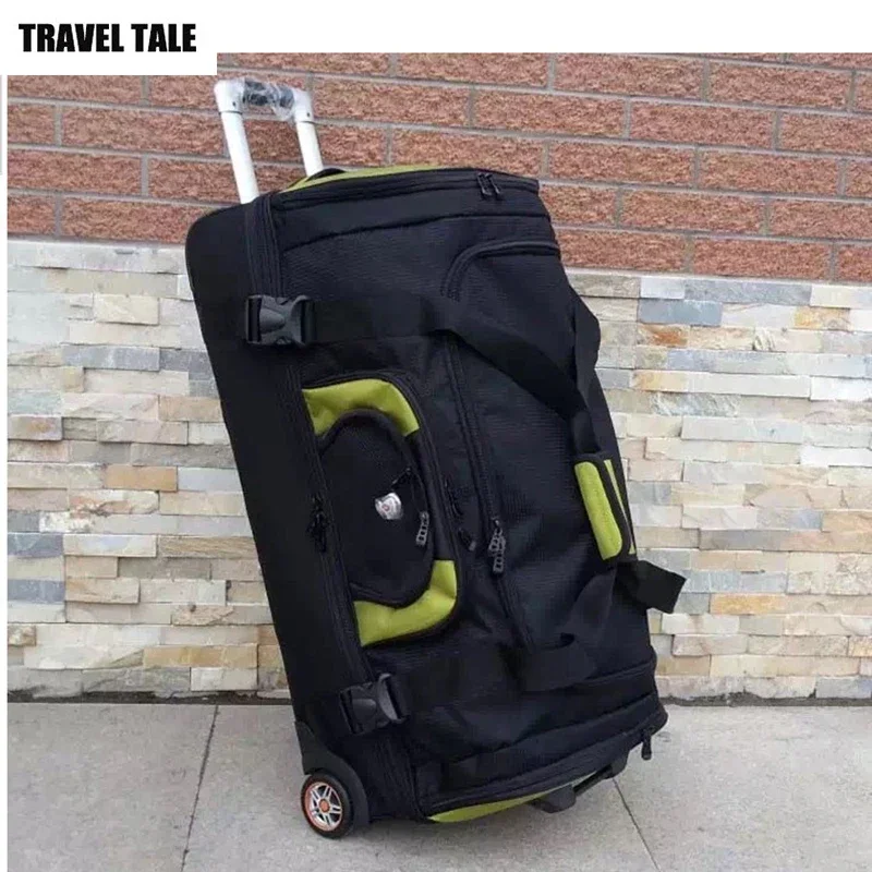 TRAVEL TALE-Grand sac à roulettes pour hommes et femmes, grande capacité, bagages de voyage pour vêtements, 27 po, 32 po