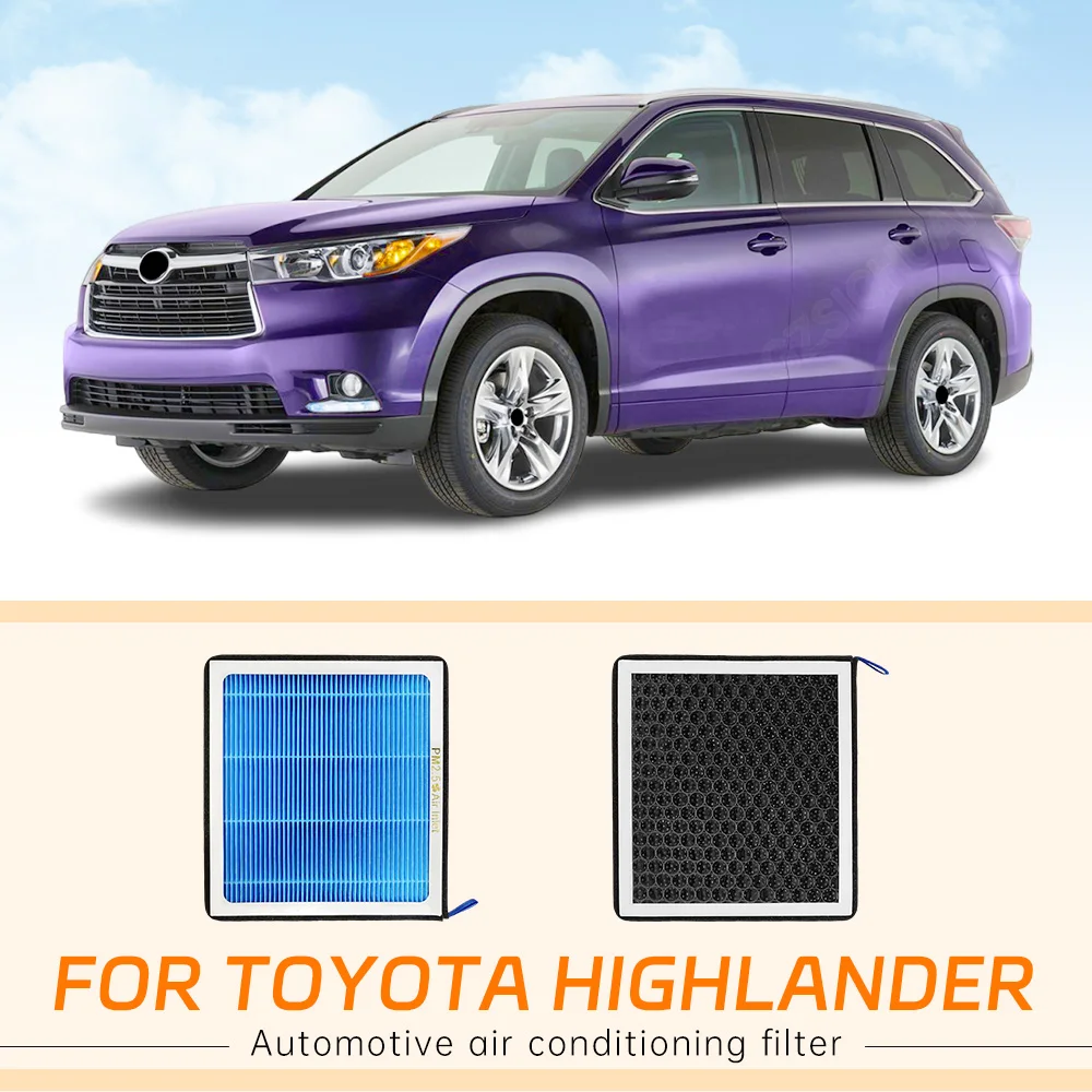 

Car Air Conditioning Filter For Toyota Highlander 2008-2017 2018 2019 Activated Carbon Cabin Air Filter Interior Accessories