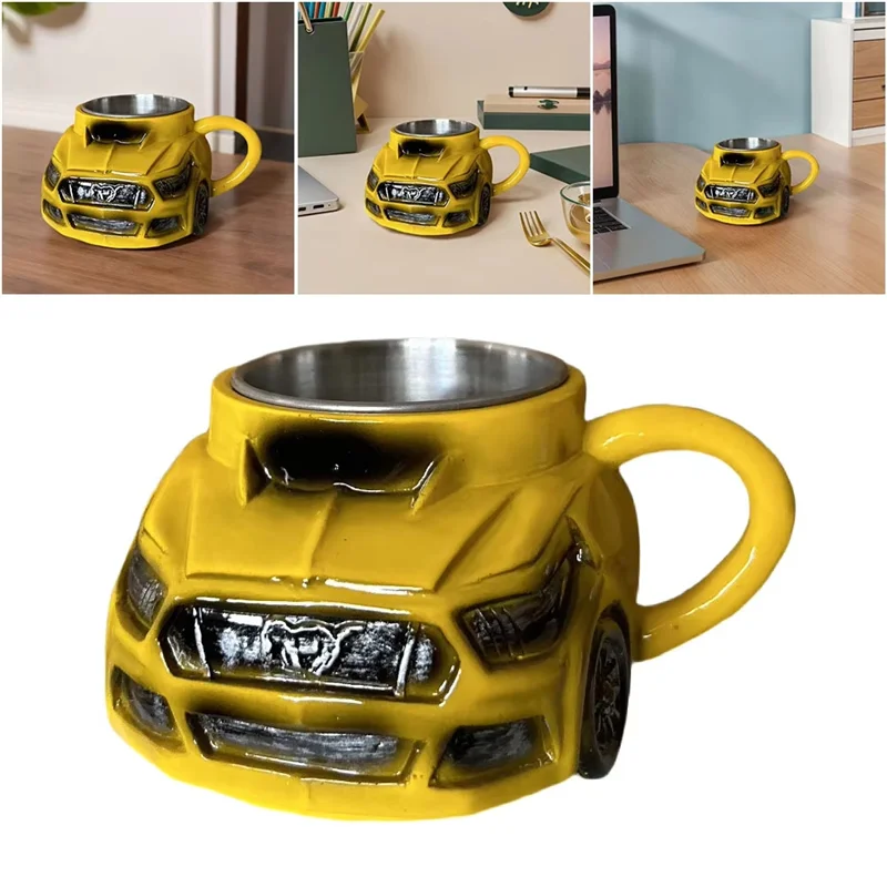 

Car Shaped Coffee Mug Interesting Coffee Cup Funny Tea Cup Novelty Drinkware Handcrafted Coffee For Men Car Lovers Purple