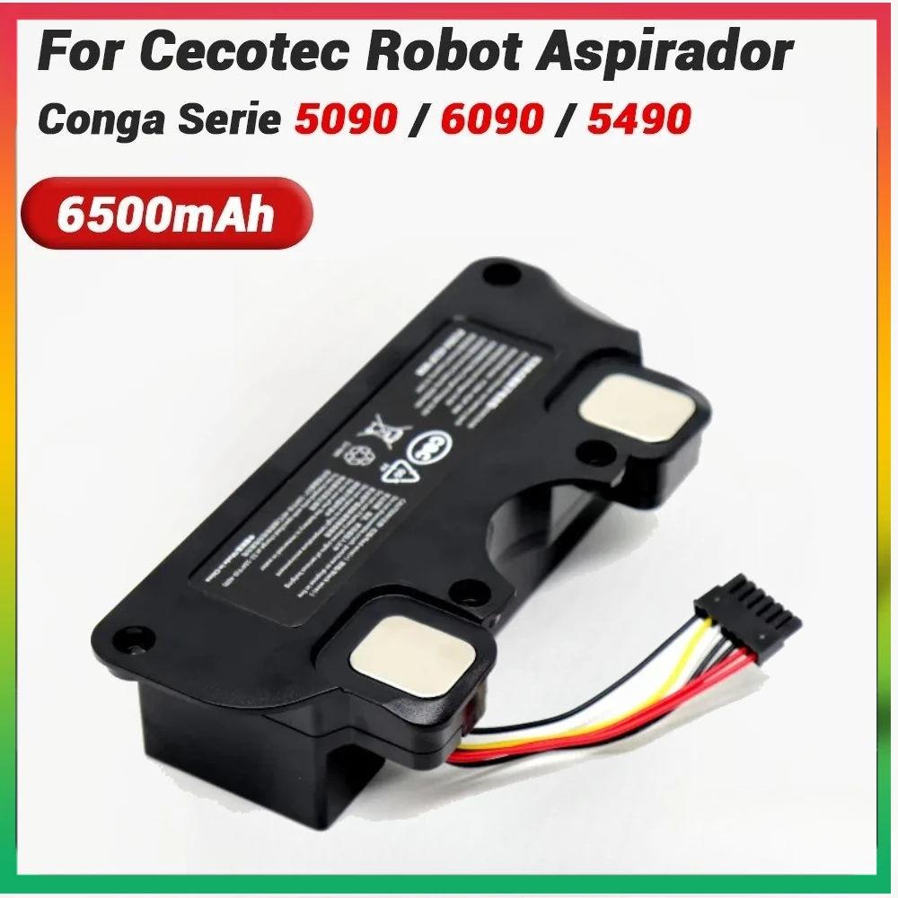 

High-Quality Replacement Li-ion Batter for CECOTEC CONGA 5090 6090 5490 Robot Vacuum Cleaner Accessories Spare Parts Tool