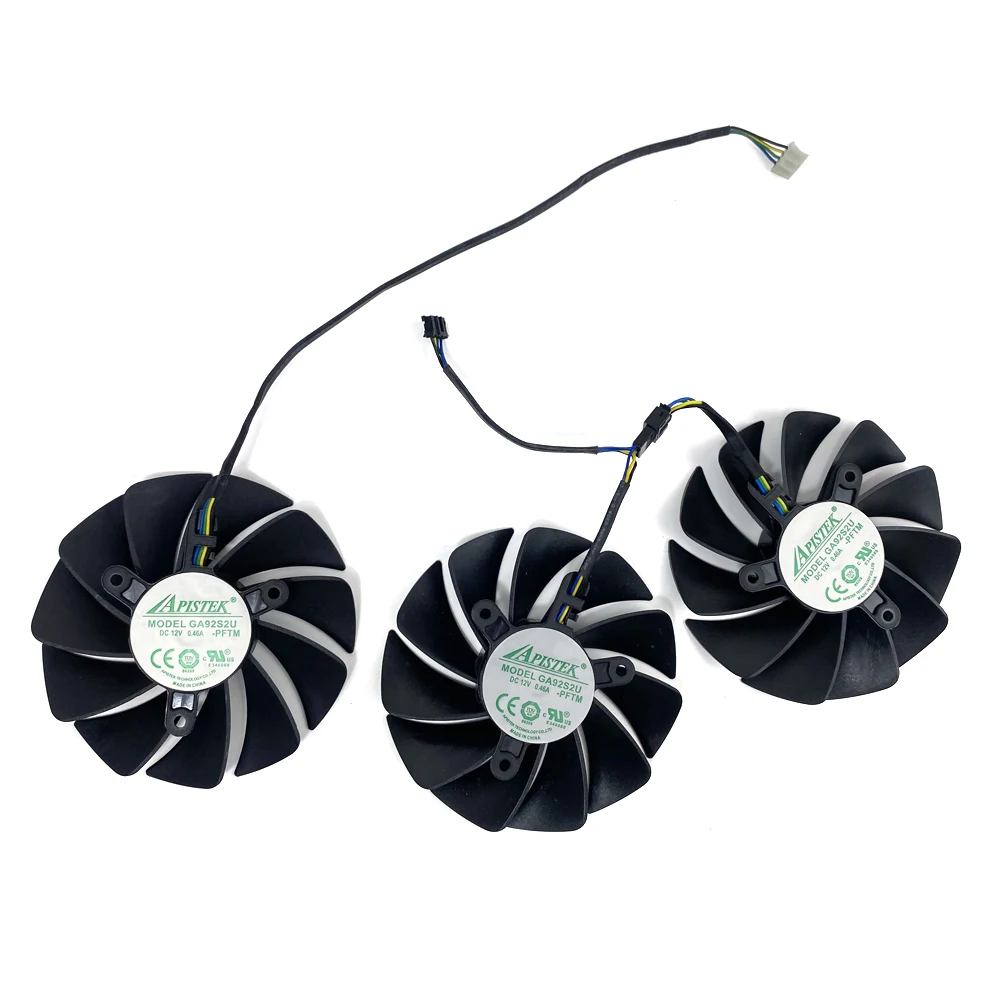 CF9015H12S GA92S2U 4PIN GPU RTX3090 RTX3080 Cooling Fan For ZOTAC GeForce RTX 3070 Ti 3080 3090 Trinity OC Graphic Video Card