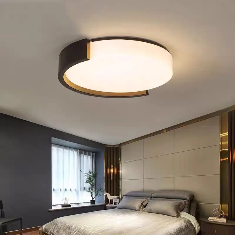 Nieuwste Nordic Classic Zwart Wit Eenvoudig Led Plafondlamp Designer Creatieve Woonkamer Slaapkamer Kamer Studie Plafondlamp