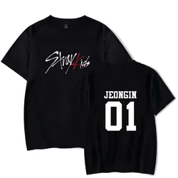 2024Trend Kpop Stray Kids T Shirt SKZ Men Women Cotton T-shirt Straykids Seungmin FELIX HYUNJIN JEONGIN MINHO Short Sleeve Shirt