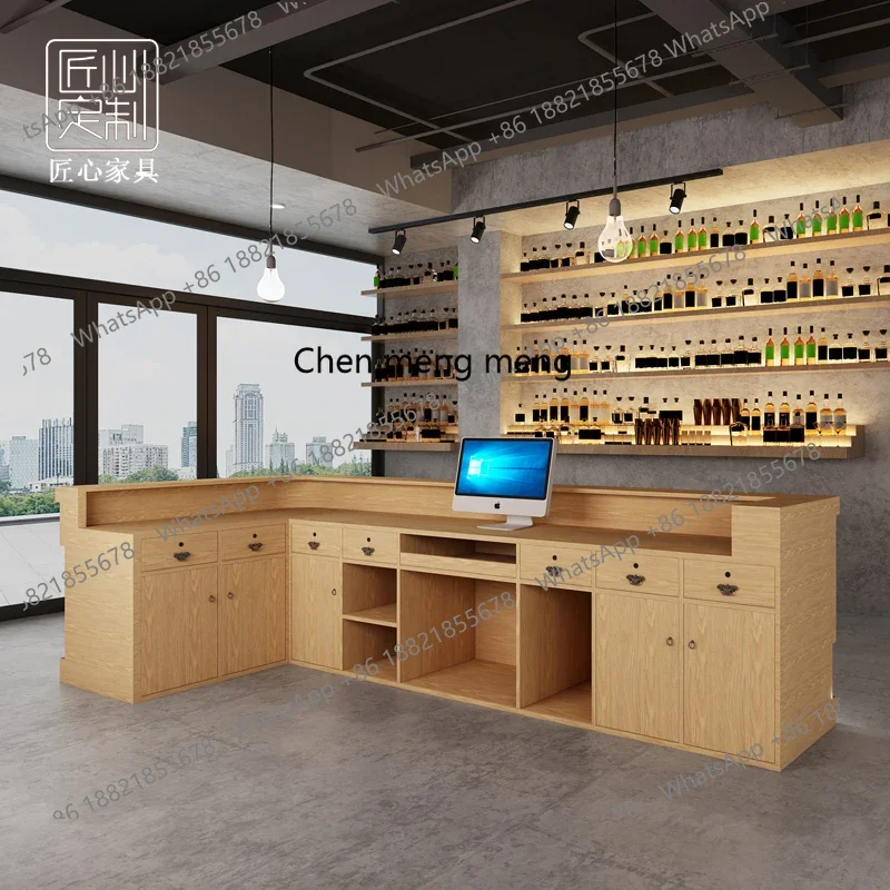 M46 خمر النمط الصناعي بار مقهى الخروج صفحة الصالة الرياضية ركن مكتب الاستقبال #5