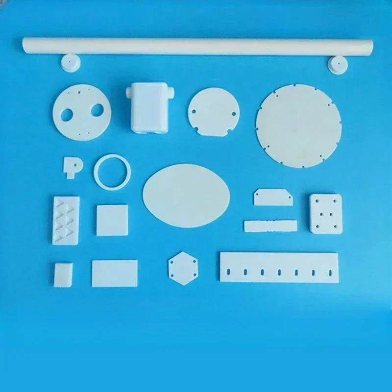 Custom Alumina Ceramic Sheet - 10-80mm Square Thermal Conductive Substrate