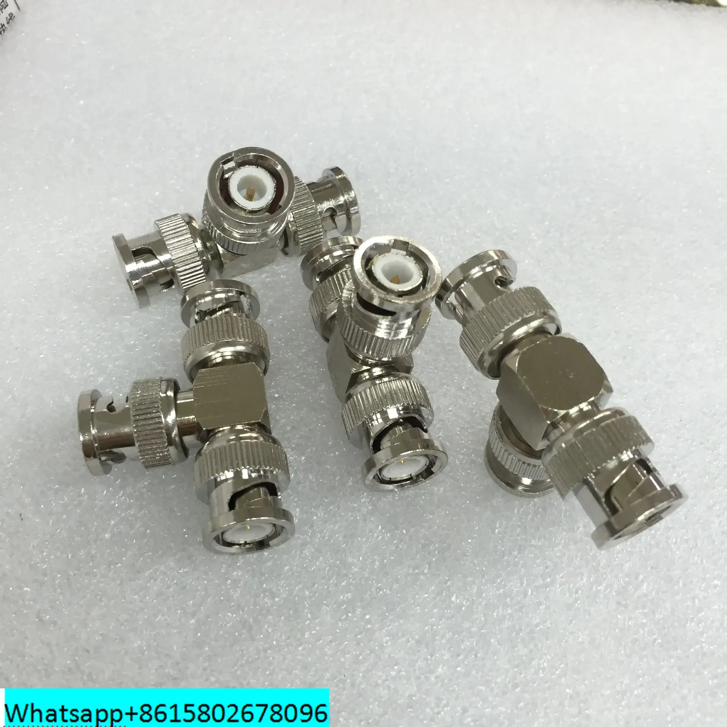 BNC-JJJ محول محوري نحاس BNC سنتيمتر واحد اثنين مشترك ثلاثي الاتجاه مراقبة الفيديو راسم الذبذبات Q9 تحويل الرأس