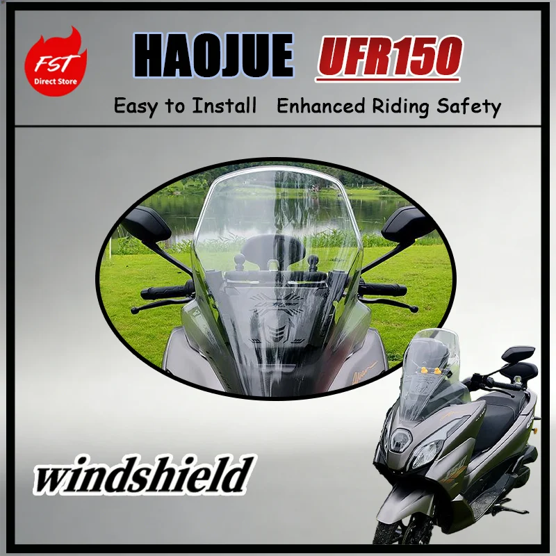 FOR UFR150 Ultimate Upgrade Windshield, Integrated Design, High-Strength Shatterproof, Wholesale Supplier