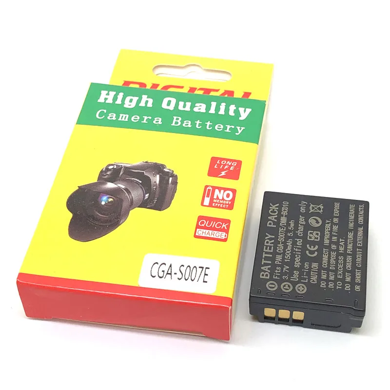 CGA-S007E CGA-S007 CGA S007 S007E S007A DMW-BCD10 Battery for Panasonic DMW BCD10 DMC TZ1 TZ2 TZ3 TZ4 TZ5 TZ50 TZ15 GK batteries