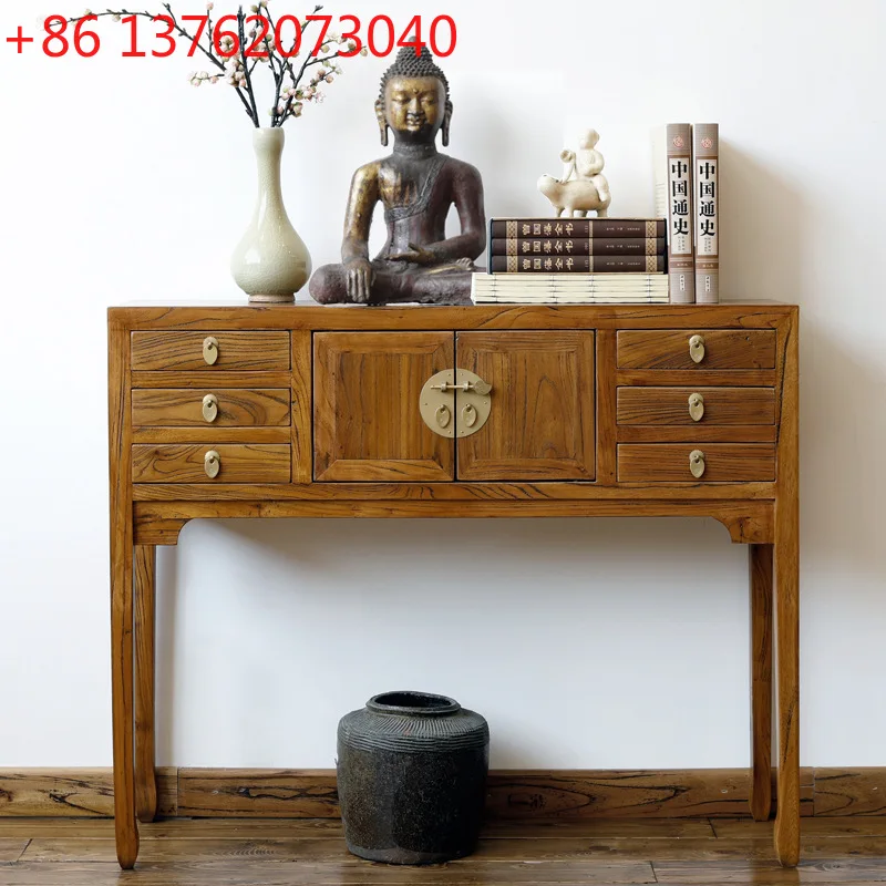 

Украшение стола на крыльце из массива дерева, старый вяз, чехол, современный и простой стол