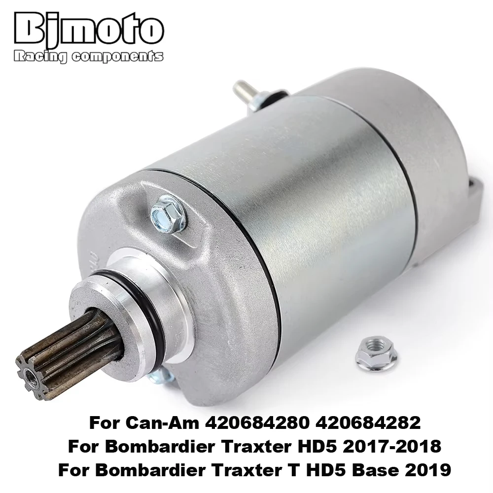 

For Bombardier Traxter HD5 Starter Motor For Can-Am Outlander 330 2X4 4X4 400 EFI Max 450 6x6 MAX570 Defender HD5 420684280