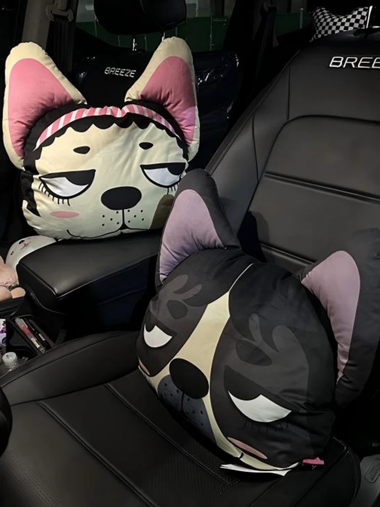 

Carinono Two-in-One Pillow Blanket for Car Use Portable Nap Carriage Polyester Fiber Filled All-Season Universal Vehicle ...