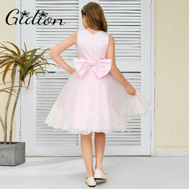 Princess Flower Girl Dress For Kids Tutu Wedding Birthday Evening Party Prom Ball Junior Bridesmaid Dress Pretty Dress For Girl