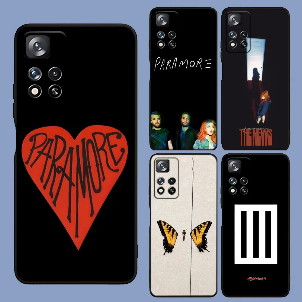 Band P-ParamoreS Phone Case For Samsung Galaxy A13,A21s,A22,A31,A32,A52,A53,A71,A80,A91 Soft Black Cover