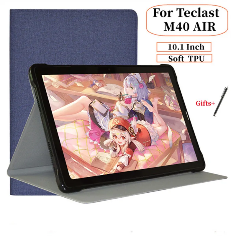 

Newest 2022 Case Cover for Teclast M40AIR 10.1 Inch Tablet Pc Stand Pu Leather Case for m40air + Film Gifts