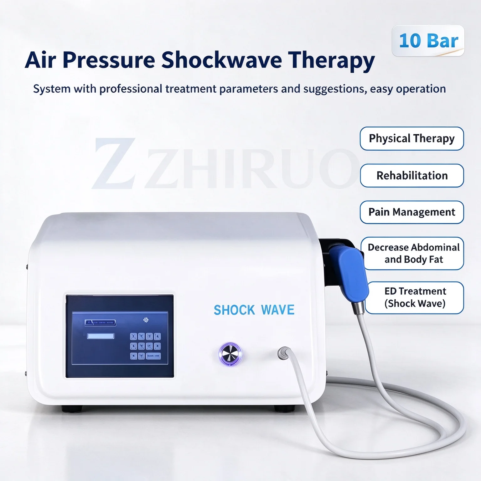 ED Treatment Focused Shockwave Therapy Machine Muscle Pain Tennis Elbow Shock Wave Physical Focused Shockwave Therapy Machine