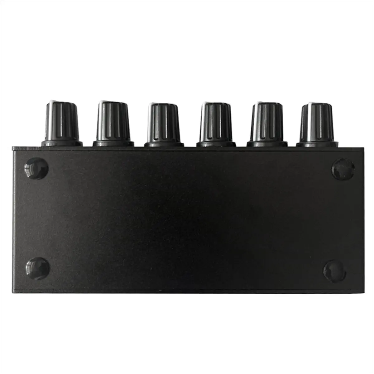 #82H Stereo Audio Signal Mixer,AU-204 Stereo Audio Signal Mixer Board Headphone Driver Power (Black)