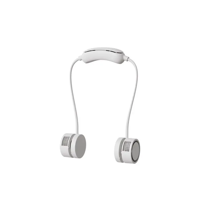 

A83G-Neck Fan With Cold Compress Function Outdoor Travel Sport Wearable Mini Hanging Neck Fan 3Gear Wind