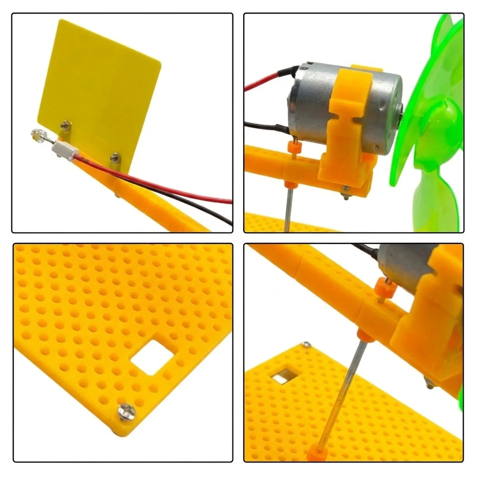 Metal Accessories Wind for turbine Generator Kit with Brushless Motor and DC Generator for Innovation and DIY Projects
