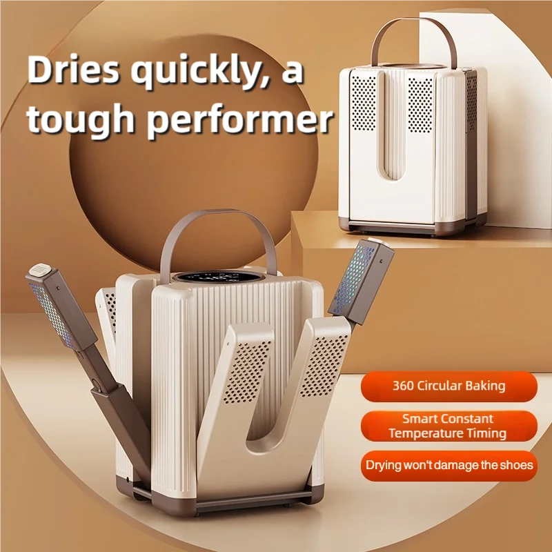 TINSOL 220V intelligent timer multi-functional sixarm shoe dryer deodorizing, dehumidifying sterilizing shoe and sock home dryer