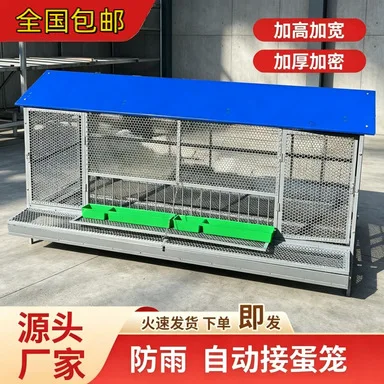 Rust steel rolling egg cage Automatic rolling egg chicken cage Household chicken nest Anti-chicken eating eggs Anti-pecking