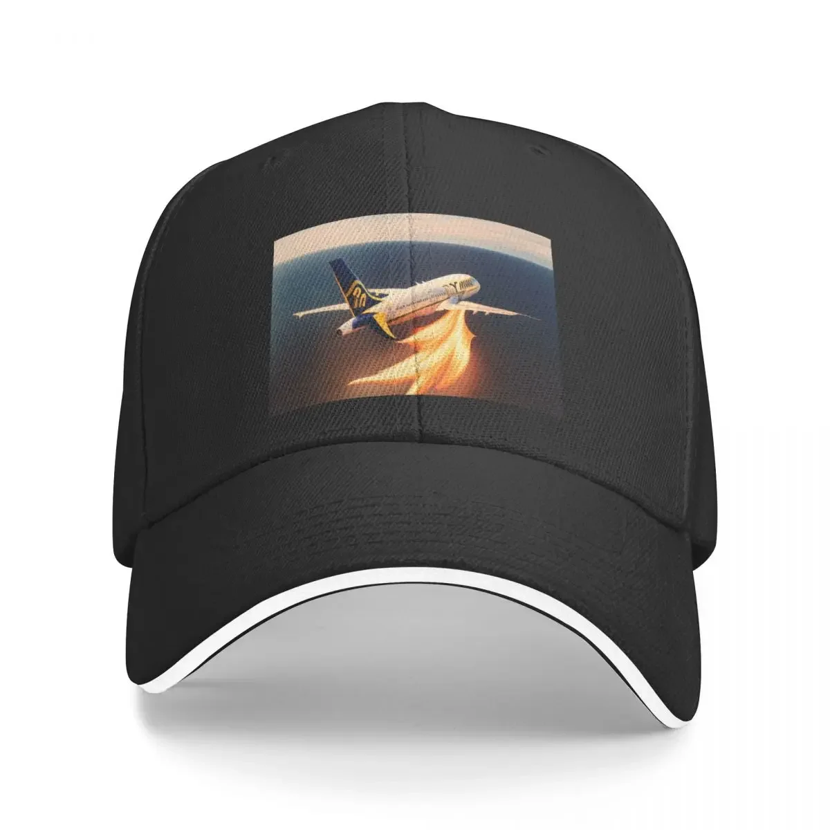 

AI RyanAir in Flames Baseball Cap designer cap custom caps Icon Big Size Hat Hats Woman Men's