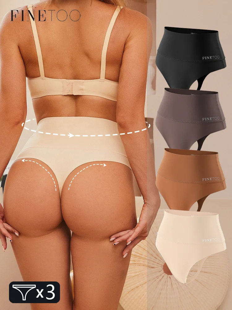 3Pcs Bauch-steuer Unterwäsche Für Frauen Sexy Nahtlose Taille Trainer Shapewear Höschen Hüfte Butt Heber Tanga Körper Gestaltung dessous