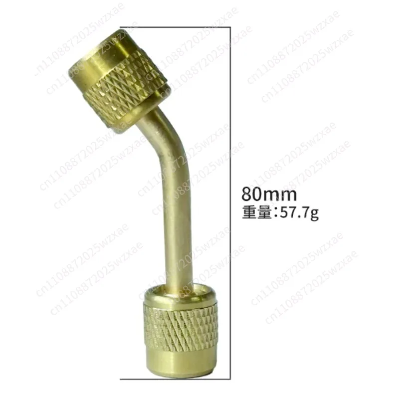 Vacuum meter accessories three-way connectors cooling maintenance precise measurement, digital display ball valve ten-piece set