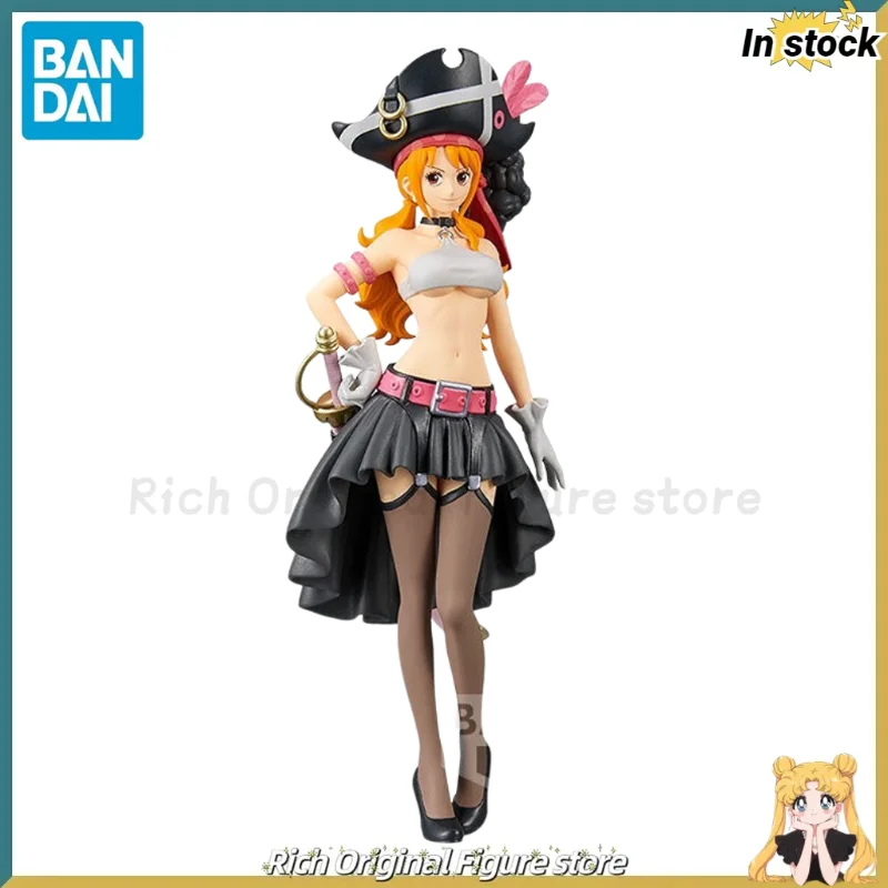 

В наличии оригинальный BANDAI BANPRESTO THE GRANDLINE LADY DXF ONE PIECE FILM RED Vol.3 Nami Игрушечная модель Фигурка Статуя
