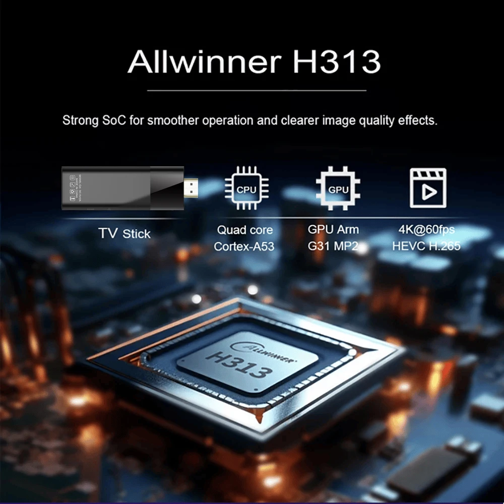 جهاز استقبال للتليفزيون أندرويد 10 HD 4K ثنائي واي فاي 2.4G&5G Google TV Voice Allwinner H313 رباعي النواة Cortex A53 3D NETFLIX Youtube Q6 BT5.2