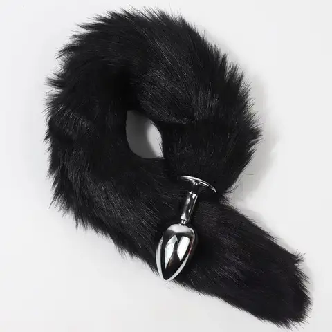 Cheap Anal Plug Metal Sexy Foxtail Anal Plug Role-play Sex Toy Male and Female Anal Plug Adult Game Couple Toys Sex Toys