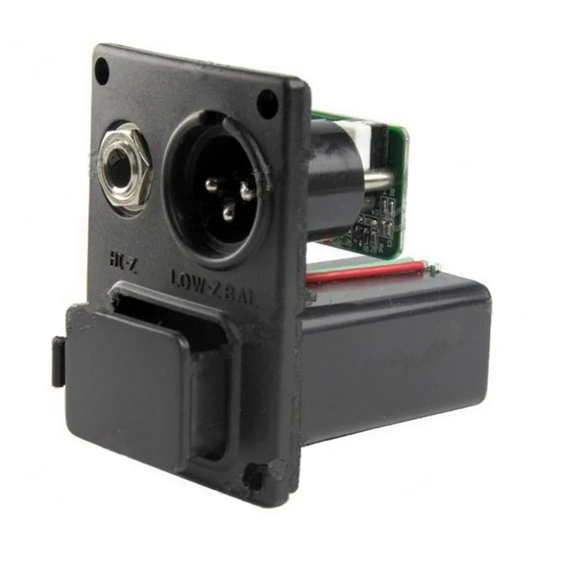 1 шт., предусилитель для акустической гитары, 5-полосный эквалайзер, гитарный звукосниматель, предусилитель, тюнер, профессиональные детали для гитары, аксессуары