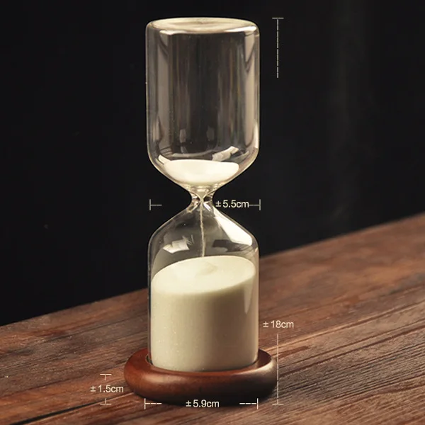 30 Minutes Creative Glass Hourglass Decorative Hourglass Sand Timer Wedding Housewarming Gifts Home Decoration Hour Clocks Decor