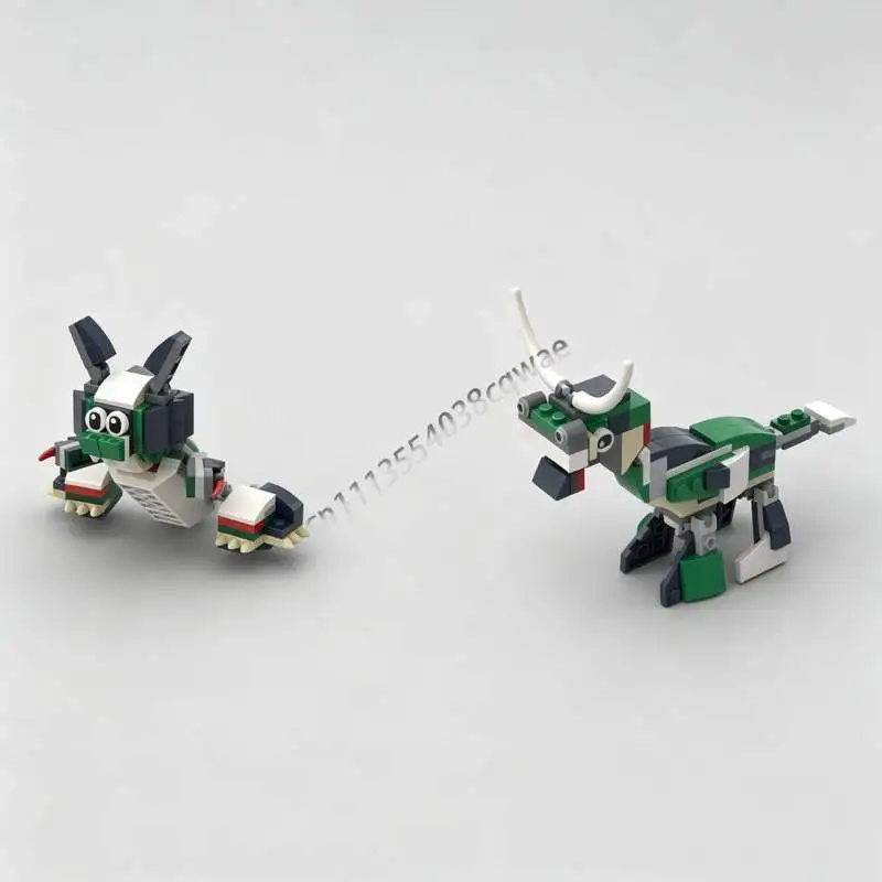 NEW 1304PCS Zodiac Animals Collection MOC Model Custom Puzzle DIY Assembly Creative Building Blocks Toy Collectible Display Gift