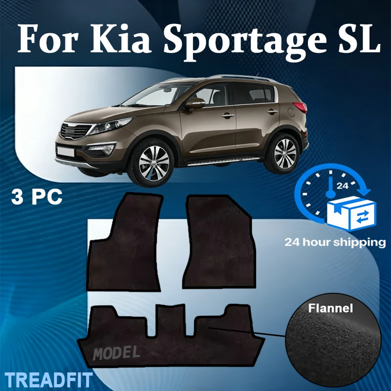 

Nylon Fit For Kia Sportage SL MK3 2011~2016 Car Floor Mats Rugs Panel Footpad Carpet Cape Cover Foot Pad Sticker Accessories