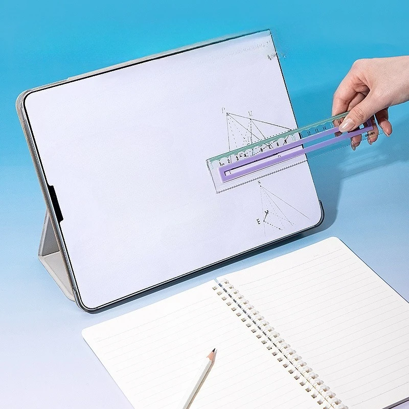 2Pcs 20cm/30cm Shatterproof Flexible Rulers - Bendable Rulers with Clear CM Markings, Durable Measuring Tools