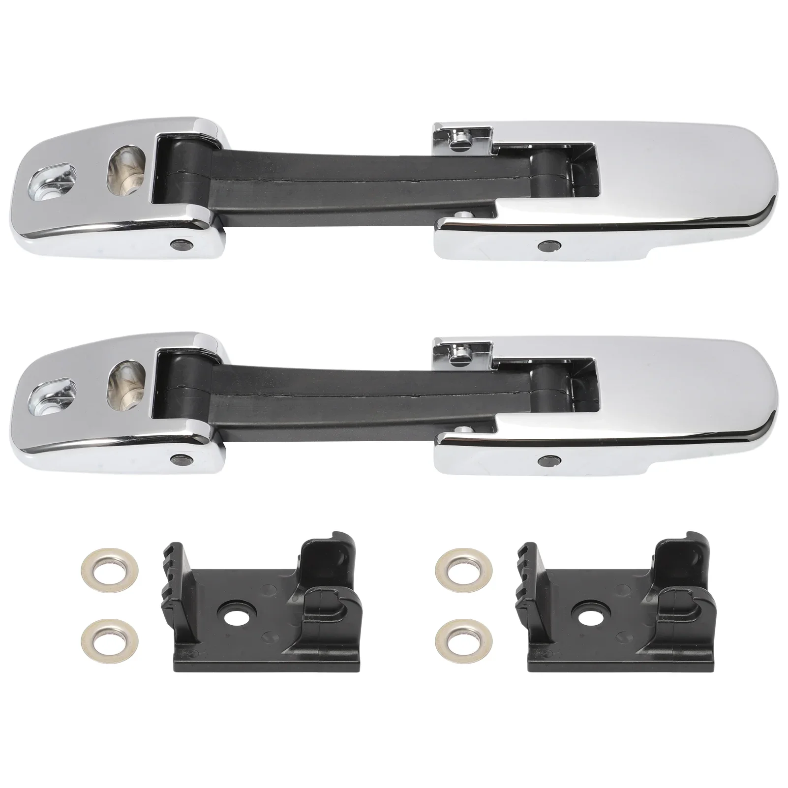 1 Pair Hood Latch For Kenworth T170 T270 T330 T370 T660 / Peterbilt 325 335 337 340 348 384 386 567 569 579 315-5502 315-5503