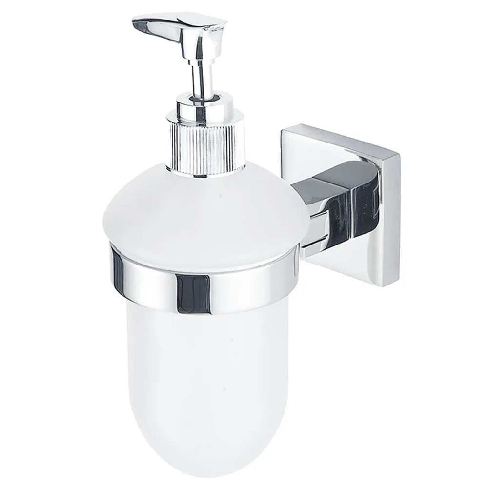 

1pc Stainless Steel Soap Dispenser Wall Mounted Liquid Soap Pump Bottle Foaming Hand Bathroom Kitchen Laundry Room