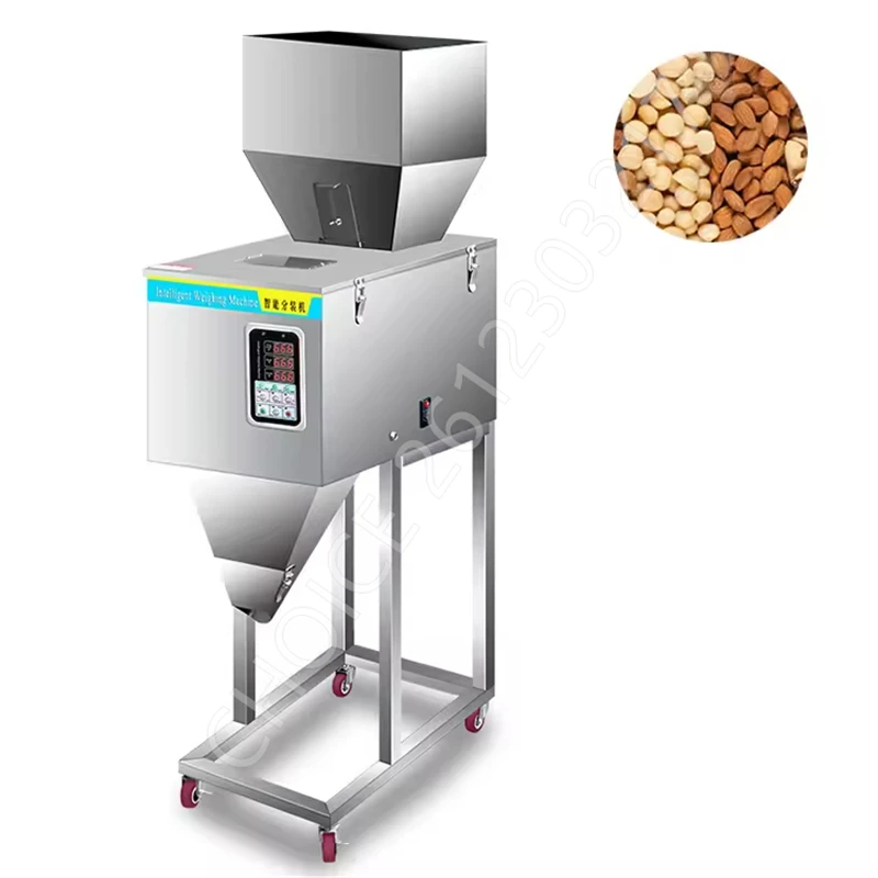 Food Semi Automatic Filling Machine Seeds Grain Sachet Powder Particle Weight Machine Filler Supply Sugar Sachet Packing Maker