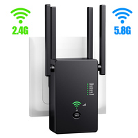 1200Mbps Wireless Router 2.4G&5GHz Dual Band WiFi Repeater Long Range WiFi Extender Breaks Walls Indoor Extender Easy Connect