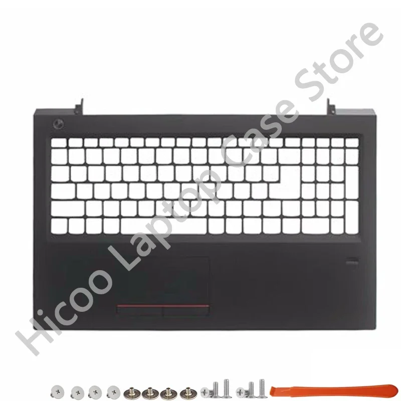 Imagem -04 - Laptop Lcd Tampa Traseira Moldura Frontal Dobradiças Palmrest Caixa Inferior Superior Carcaça Superior Preto Novo V31015ikb V310-15isk