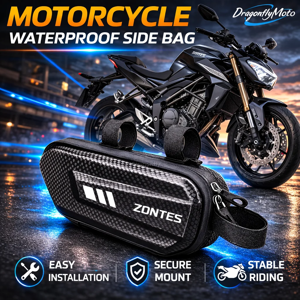 

Large Capacity Motorcycle Side Bag For Zontes G1 125 ZT125 G1 ZT125U ZT 125 U ZT 310X ZT310R Waterproof Multifunctional Storage
