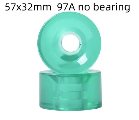 Roller Skate Wheels Set of 8 Pieces Durable 57x32mm 97A for Smooth Ride Or 58x32mm 82A for More Supportable Cruising