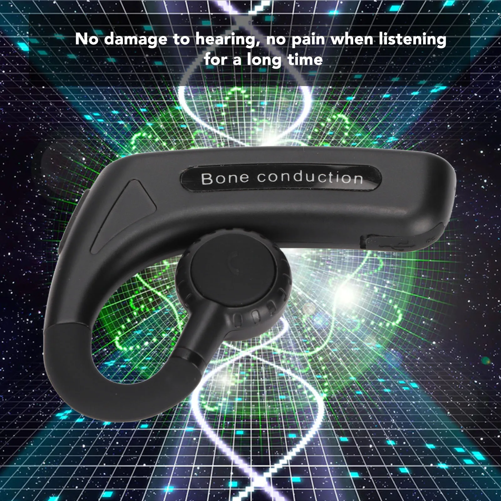 Bone Conduction Earbuds Stereo  5.0 Multifunctional Hands  Wireless Earpiece for Deaf  Earpiece image 4