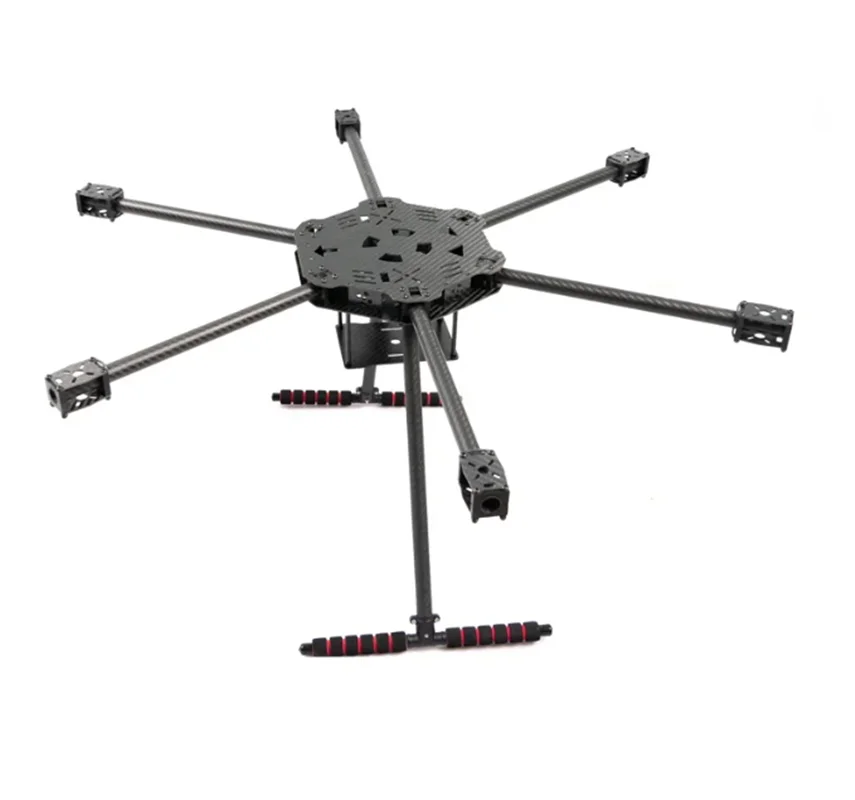 RC DRONE F680/850 cadre entièrement en Fiber de carbone 680/850 hexa-rotor bras pliable Hexacopter cadre Kit train d'atterrissage inflodable pour FPV