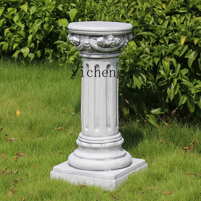 BJ-12  European Roman Column Art Sketch Sculpture Ornament Creative Column Decoration Garden Decoration