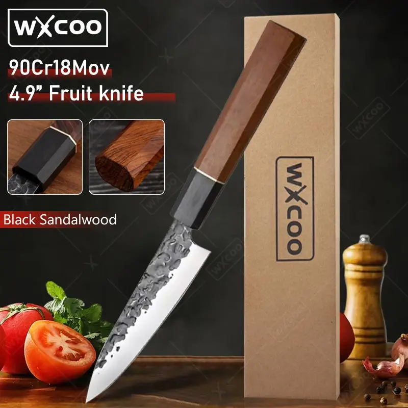 

WXCOO Handmade Forged Kitchen Knives Fruit Utility Knife Stainless Steel Boning Knife Chef Meat Cleaver Butcher Knives Cooking