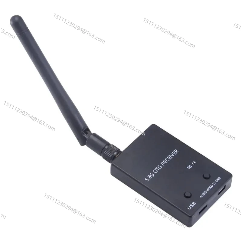 UVC OTG 5.8G FPV Receiver, 150CH Dual Control with Audio, Compatible with Android Phone and PC